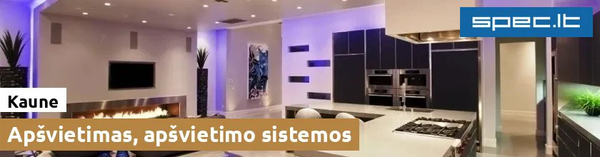 Apšvietimas, apšvietimo sistemos Kaune | spec.lt