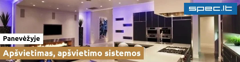 Apšvietimas, apšvietimo sistemos Panevėžyje | spec.lt