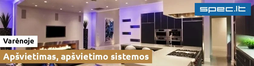 Apšvietimas, apšvietimo sistemos Varėnoje | spec.lt