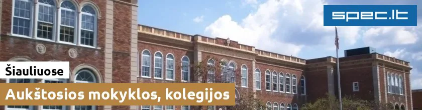Aukštosios mokyklos, kolegijos Šiauliuose | spec.lt