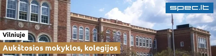 Aukštosios mokyklos, kolegijos Vilniuje | spec.lt