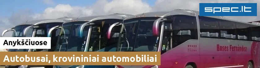 Autobusai, krovininiai automobiliai Anykščiuose | spec.lt
