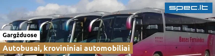 Autobusai, krovininiai automobiliai Gargžduose