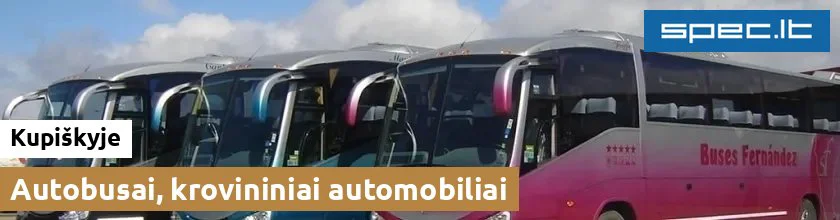 Autobusai, krovininiai automobiliai Kupiškyje