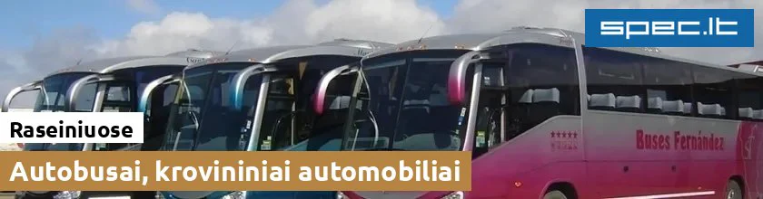 Autobusai, krovininiai automobiliai Raseiniuose