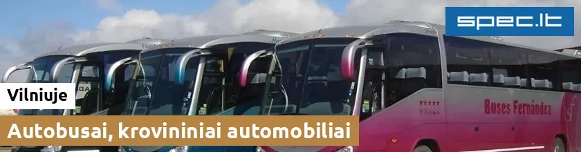 Autobusai, krovininiai automobiliai Vilniuje | spec.lt