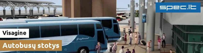 Autobusų stotys Visagine