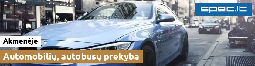 Automobilių, autobusų prekyba Akmenėje