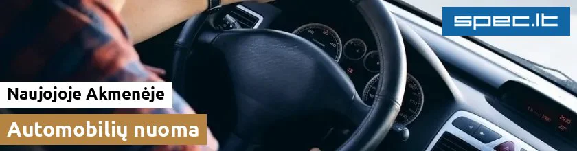 Automobilių nuoma Naujojoje Akmenėje