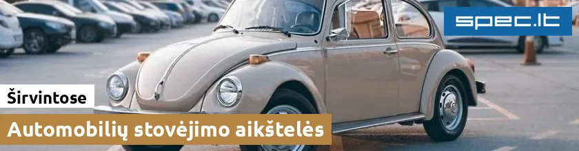 Automobilių stovėjimo aikštelės Širvintose