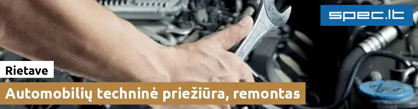 Automobilių techninė priežiūra, remontas Rietave