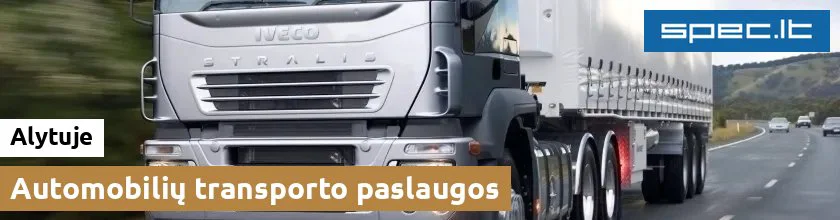 Automobilių transporto paslaugos Alytuje | spec.lt