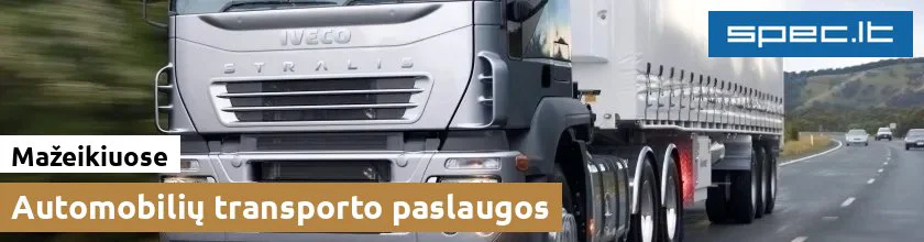 Automobilių transporto paslaugos Mažeikiuose | spec.lt