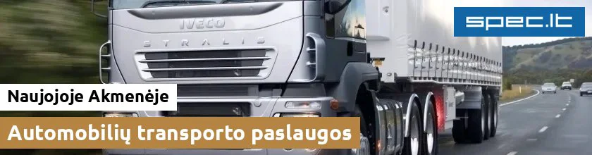 Automobilių transporto paslaugos Naujojoje Akmenėje