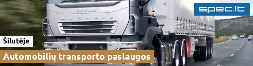 Automobilių transporto paslaugos Šilutėje | spec.lt