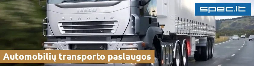 Automobilių transporto paslaugos | spec.lt