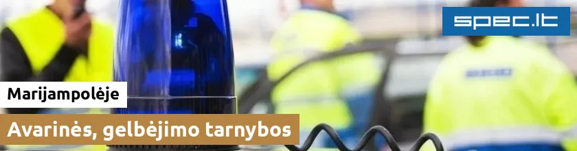 Avarinės, gelbėjimo tarnybos Marijampolėje