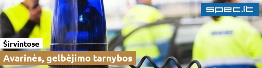 Avarinės, gelbėjimo tarnybos Širvintose