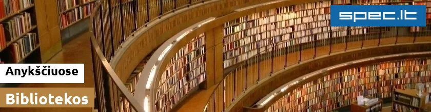 Bibliotekos Anykščiuose | spec.lt