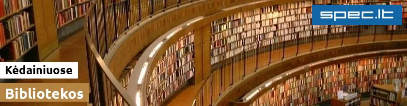 Bibliotekos Kėdainiuose | spec.lt