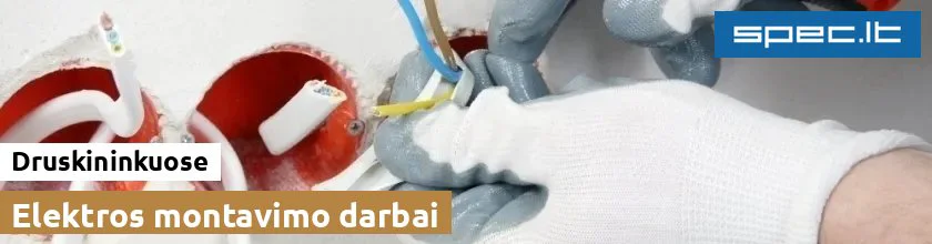 Elektros montavimo darbai Druskininkuose | spec.lt