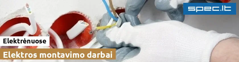 Elektros montavimo darbai Elektrėnuose | spec.lt