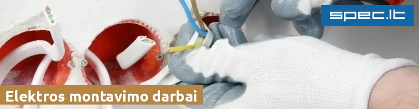 Elektros montavimo darbai | spec.lt