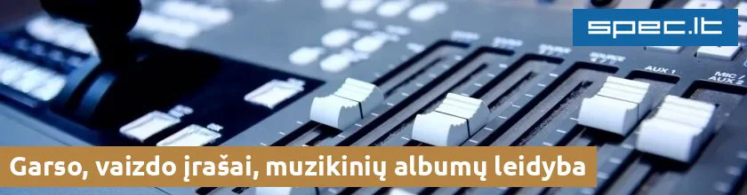 Garso, vaizdo įrašai, muzikinių albumų leidyba | spec.lt