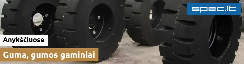 Guma, gumos gaminiai Anykščiuose