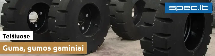 Guma, gumos gaminiai Telšiuose