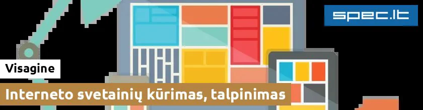 Interneto svetainių kūrimas, talpinimas Visagine | spec.lt