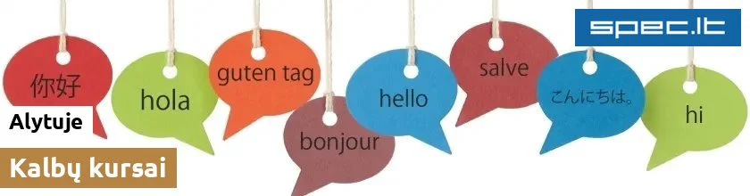Kalbų kursai Alytuje | spec.lt
