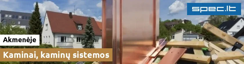 Kaminai, kaminų sistemos Akmenėje