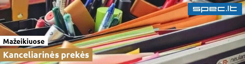 Kanceliarinės prekės Mažeikiuose | spec.lt