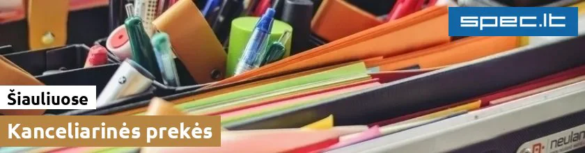 Kanceliarinės prekės Šiauliuose | spec.lt