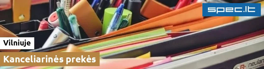 Kanceliarinės prekės Vilniuje | spec.lt