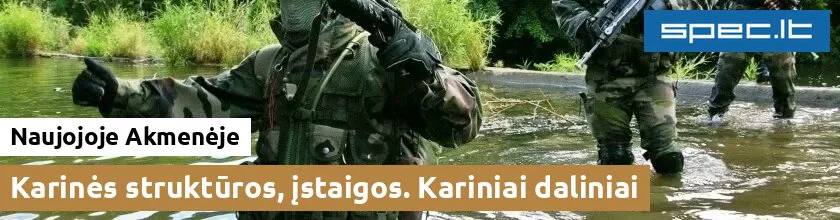 Karinės struktūros, įstaigos. Kariniai daliniai Naujojoje Akmenėje