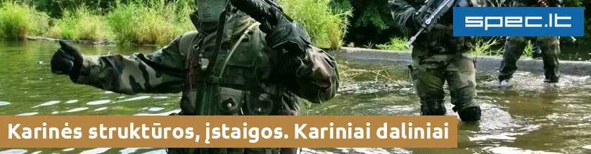 Karinės struktūros, įstaigos. Kariniai daliniai | spec.lt