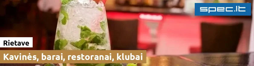 Kavinės, barai, restoranai, klubai Rietave