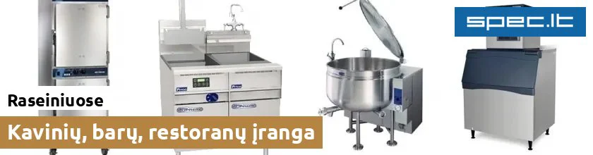 Kavinių, barų, restoranų įranga Raseiniuose