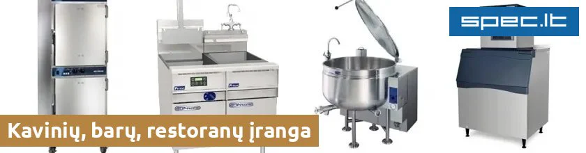 Kavinių, barų, restoranų įranga | spec.lt