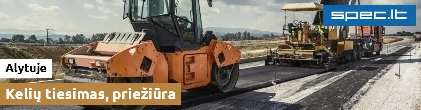 Kelių tiesimas, priežiūra Alytuje | spec.lt