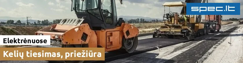 Kelių tiesimas, priežiūra Elektrėnuose