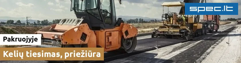 Kelių tiesimas, priežiūra Pakruojyje