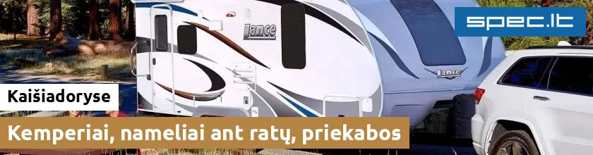 Kemperiai, nameliai ant ratų, priekabos Kaišiadoryse