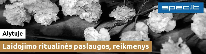 Laidojimo ritualinės paslaugos, reikmenys Alytuje | spec.lt