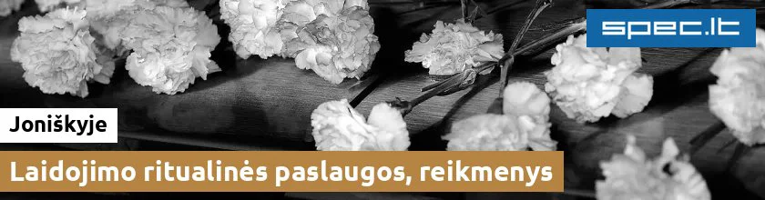 Laidojimo ritualinės paslaugos, reikmenys Joniškyje | spec.lt