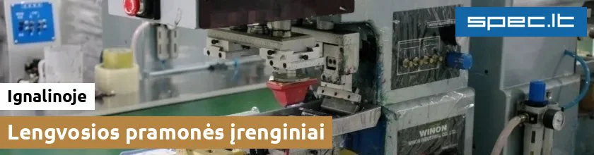Lengvosios pramonės įrenginiai Ignalinoje | spec.lt