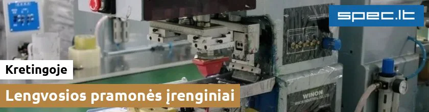 Lengvosios pramonės įrenginiai Kretingoje | spec.lt