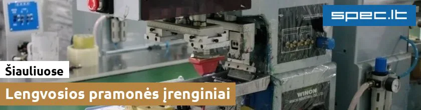 Lengvosios pramonės įrenginiai Šiauliuose | spec.lt
